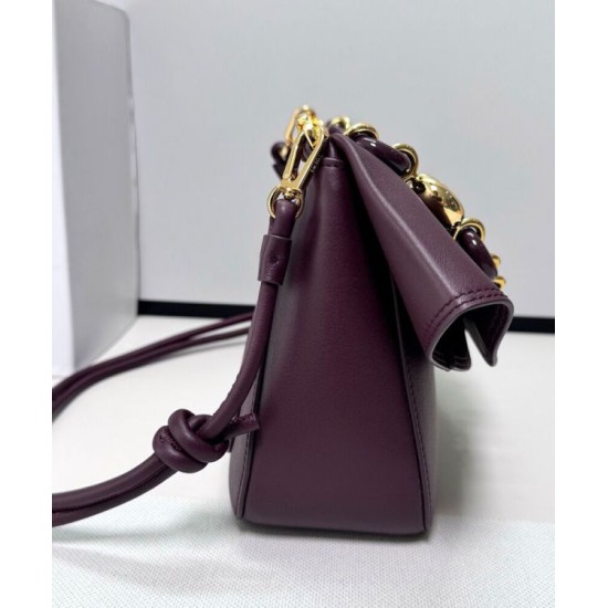 Special Grade Replica Loewe Ola Medium Shoulder Bag Mauve Clone Sale
