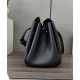 Special Grade Replica Loewe Madrid Medium Soft Calfskin Bag Black Clone Sale