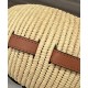 Special Grade Replica Loewe Raffia Shoulder Bag Coffee Clone Sale