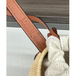 Special Grade Replica Loewe Raffia Shoulder Bag Coffee Clone Sale