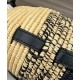 Special Grade Replica Loewe Raffia Shoulder Bag Black Clone Sale