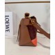 Special Grade Replica Loewe Small Puzzle Edge Landscape Bag in Nappa Calfskin Coffee Clone Sale