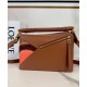 Special Grade Replica Loewe Small Puzzle Edge Landscape Bag in Nappa Calfskin Coffee Clone Sale