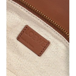 Special Grade Replica Loewe Small Puzzle Edge Landscape Bag in Nappa Calfskin Coffee Clone Sale