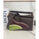 Special Grade Replica Loewe Small Puzzle Edge Landscape Bag in Nappa Calfskin Dark Coffee Clone Sale