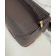 Special Grade Replica Loewe Small Puzzle Edge Landscape Bag in Nappa Calfskin Dark Coffee Clone Sale