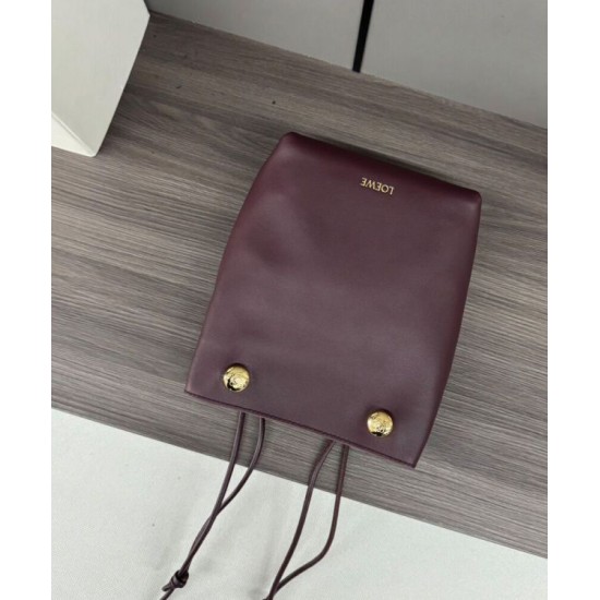 Special Grade Replica Loewe Pebble Pouch Bags Mauve Clone Sale