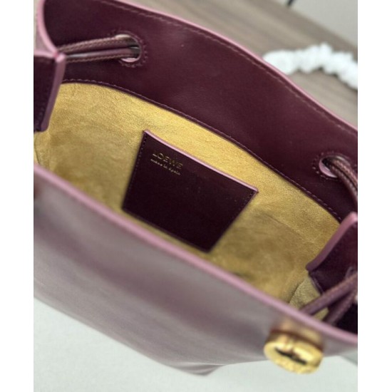 Special Grade Replica Loewe Pebble Pouch Bags Mauve Clone Sale