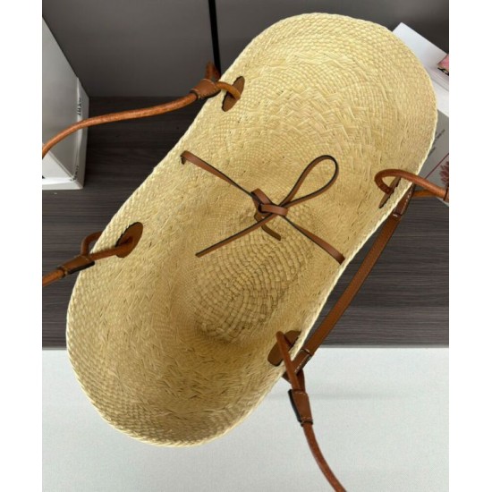 Special Grade Replica Loewe Large Anagram Basket Bag in Coffee Clone Sale