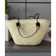 Special Grade Replica Loewe Large Anagram Basket Bag in Black Clone Sale