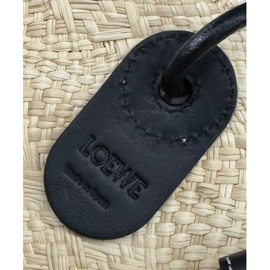 Special Grade Replica Loewe Large Anagram Basket Bag in Black Clone Sale