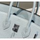 Special Grade Replica Hermes Birkin Bag 25cm/30cm Light Blue Clemence Silver Hardware Clone Sale