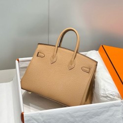 Special Grade Replica Hermes Birkin Bag 25cm/30cm Camel Clemence Gold Hardware Clone Sale