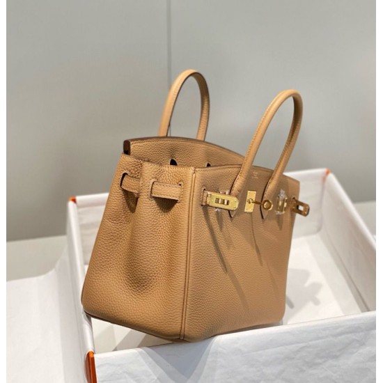 Special Grade Replica Hermes Birkin Bag 25cm/30cm Camel Clemence Gold Hardware Clone Sale