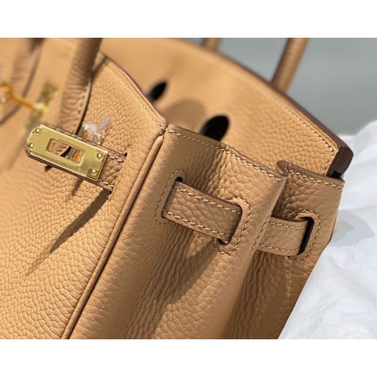 Special Grade Replica Hermes Birkin Bag 25cm/30cm Camel Clemence Gold Hardware Clone Sale