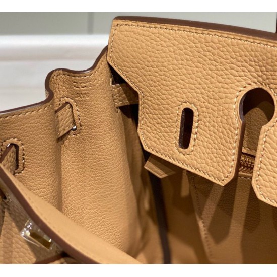 Special Grade Replica Hermes Birkin Bag 25cm/30cm Camel Clemence Gold Hardware Clone Sale