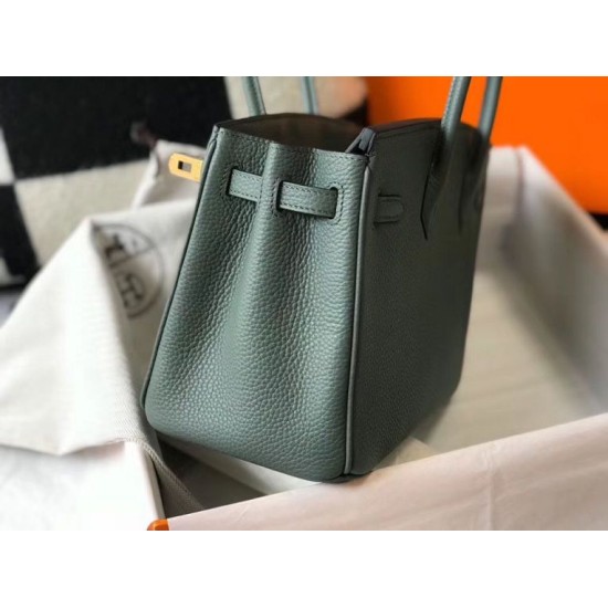 Special Grade Replica Hermes Birkin Bag 25cm/30cm Almond Green Clemence Gold Hardware Clone Sale