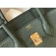 Special Grade Replica Hermes Birkin Bag 25cm/30cm Almond Green Clemence Gold Hardware Clone Sale