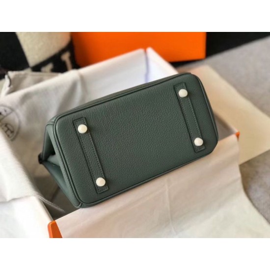 Special Grade Replica Hermes Birkin Bag 25cm/30cm Almond Green Clemence Gold Hardware Clone Sale
