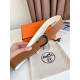 Special Grade Replica Hermes Luck 38MM Reversible Belt with Black Epsom Buckle Clone Sale