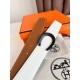 Special Grade Replica Hermes Luck 38MM Reversible Belt with Black Epsom Buckle Clone Sale