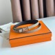 Special Grade Replica Hermes Ancre 13MM Reversible Belt in Epsom Gray Clone Sale