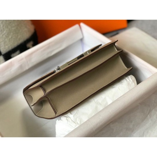 Special Grade Replica Hermes Constance MM 24cm Gray Epsom Bag Clone Sale