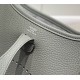 Special Grade Replica Hermes Evelyne III TPM gray clemence bag Clemence Clone Sale