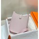 Special Grade Replica Hermes Evelyne III TPM pale mauve clemence bag Clone Sale