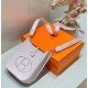 Special Grade Replica Hermes Evelyne III TPM pale mauve clemence bag Clone Sale