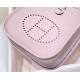 Special Grade Replica Hermes Evelyne III TPM pale mauve clemence bag Clone Sale