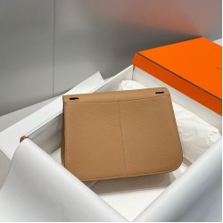 Best Replica Hermes Halzan 25 dark camel clemence bag Fake At Cheap Price Special Grade Replica Hermes Halzan 25 dark camel clemence bag Clone Sale