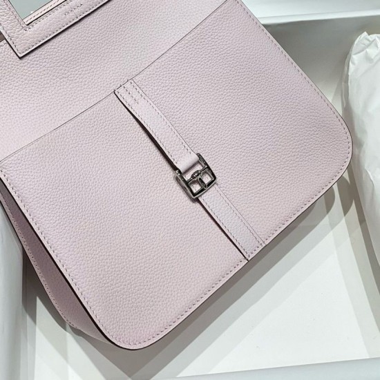 Best Replica Hermes Halzan 25 light purple clemence bag Fake At Cheap Price Special Grade Replica Hermes Halzan 25 light purple clemence bag Clone Sale