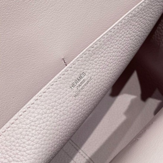 Best Replica Hermes Halzan 25 light purple clemence bag Fake At Cheap Price Special Grade Replica Hermes Halzan 25 light purple clemence bag Clone Sale