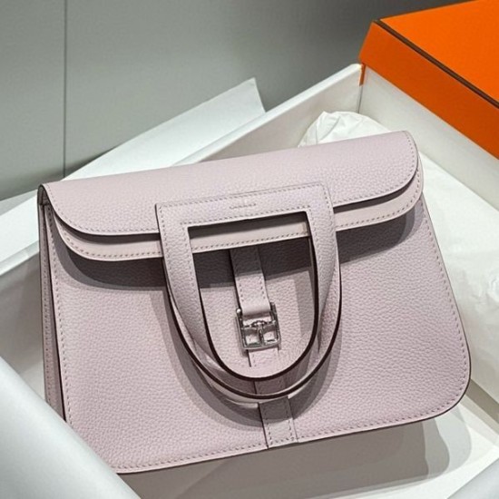 Best Replica Hermes Halzan 25 light purple clemence bag Fake At Cheap Price Special Grade Replica Hermes Halzan 25 light purple clemence bag Clone Sale