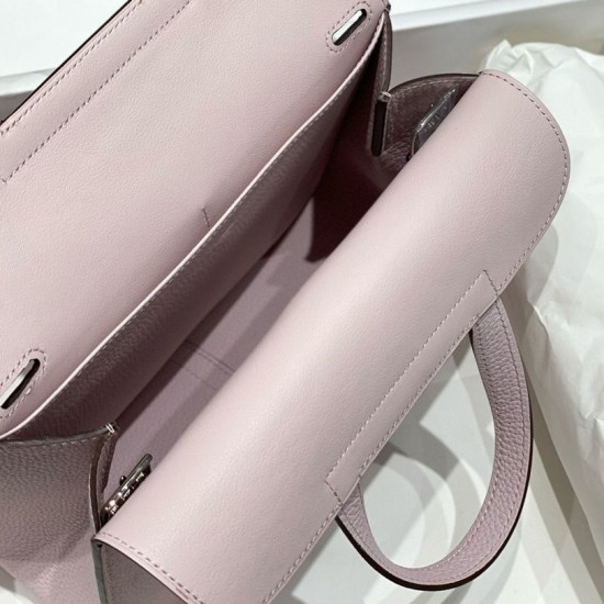 Best Replica Hermes Halzan 25 light purple clemence bag Fake At Cheap Price Special Grade Replica Hermes Halzan 25 light purple clemence bag Clone Sale