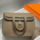 Best Replica Hermes Halzan 25 grayish brown clemence bag Fake At Cheap Price Special Grade Replica Hermes Halzan 25 grayish brown clemence bag Clone Sale