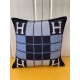 Special Grade Replica Hermes Avalon III Small Pillow in Blue Clone Sale