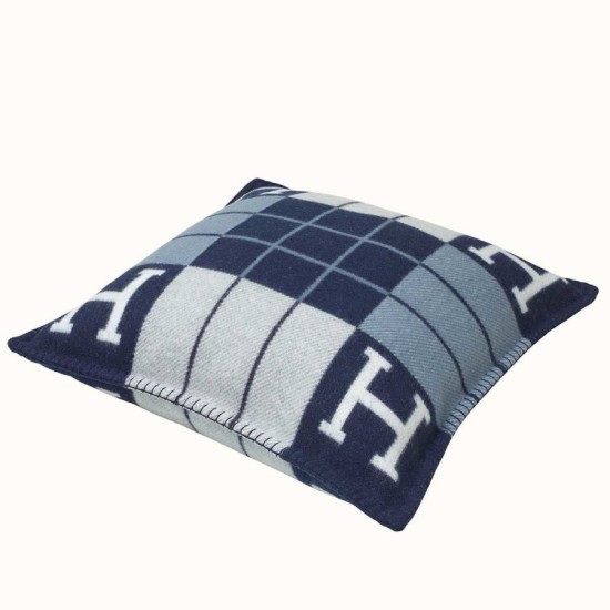Special Grade Replica Hermes Avalon III Small Pillow in Blue Clone Sale