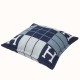 Special Grade Replica Hermes Avalon III Small Pillow in Blue Clone Sale