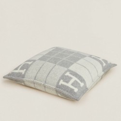 Special Grade Replica Hermes Avalon III Small Pillow in Gray Clone Sale