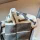 Special Grade Replica Hermes Avalon III Small Pillow in Gray Clone Sale