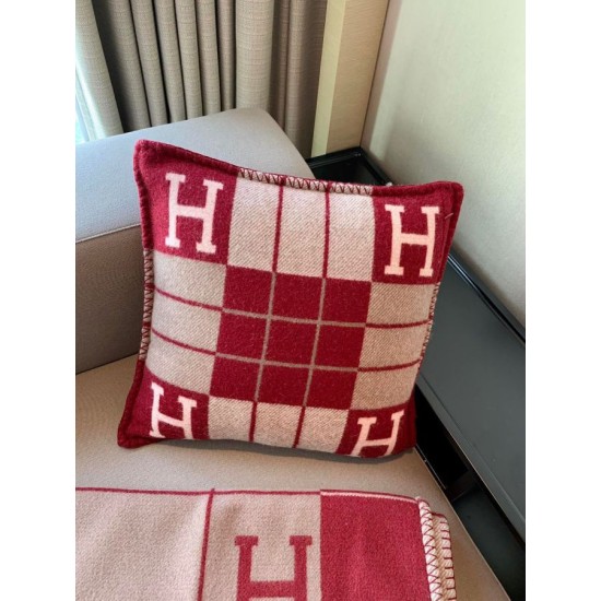 Special Grade Replica Hermes Avalon III Small Pillow in Red Clone Sale