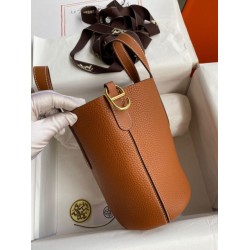 Special Grade Replica Handmade Clemence In The Loop 18 Bag in Brown Clone Sale