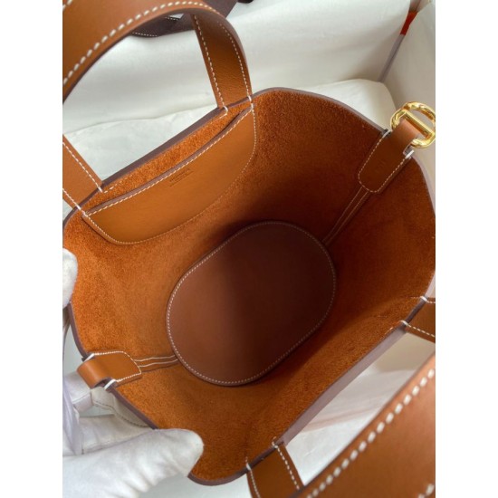 Best Replica Handmade Clemence In The Loop 18 Bag in Brown Fake At Cheap Price Special Grade Replica Handmade Clemence In The Loop 18 Bag in Brown Clone Sale