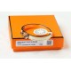 Special Grade Replica Hermes Mini Clic Anchor Chain Bracelet, Cream Clone Sale