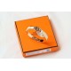 Special Grade Replica Hermes Mini Clic Anchor Chain Bracelet, Cream Clone Sale