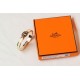 Special Grade Replica Hermes Mini Clic Anchor Chain Bracelet, Cream Clone Sale
