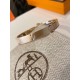 Special Grade Replica Hermes Mini Clic Anchor Chain Bracelet, Black Clone Sale