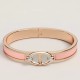 Special Grade Replica Hermes Mini Clic Anchor Chain Bracelet, Pink Clone Sale